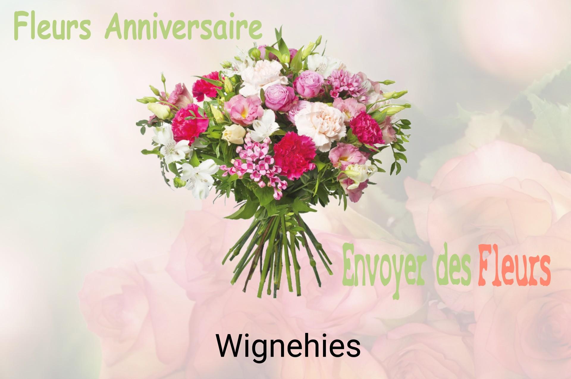 Bouquet de fleurs d’anniversaire livré à Wignehies